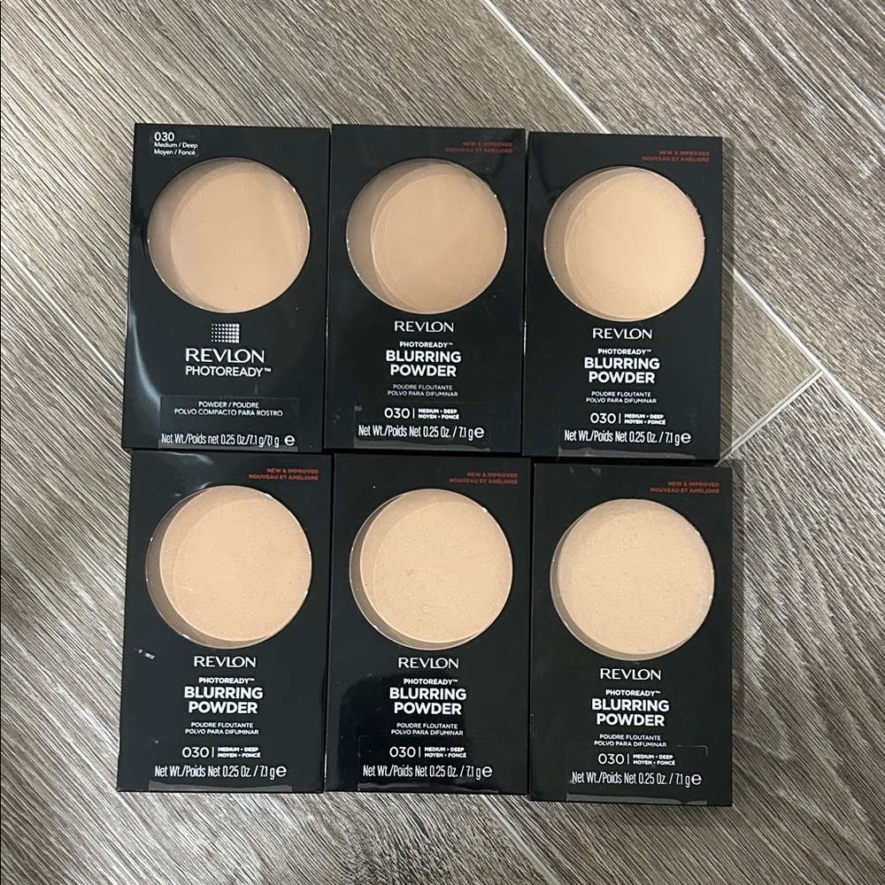 New 6X Revlon Photoready Blurring Powder #030 Medium-Deep